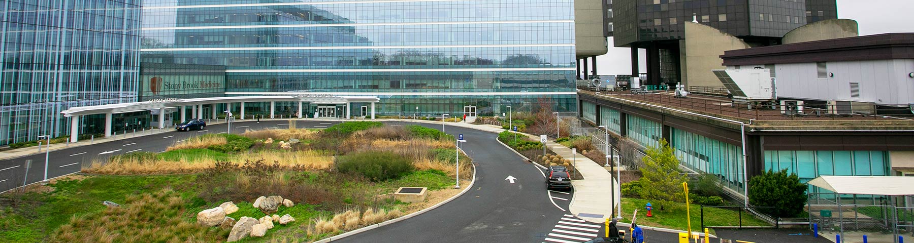 A view of Stony Brook Medical Hospital